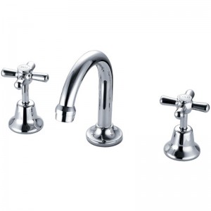 PENZ Range Full Turn Chrome Basin Tap Set